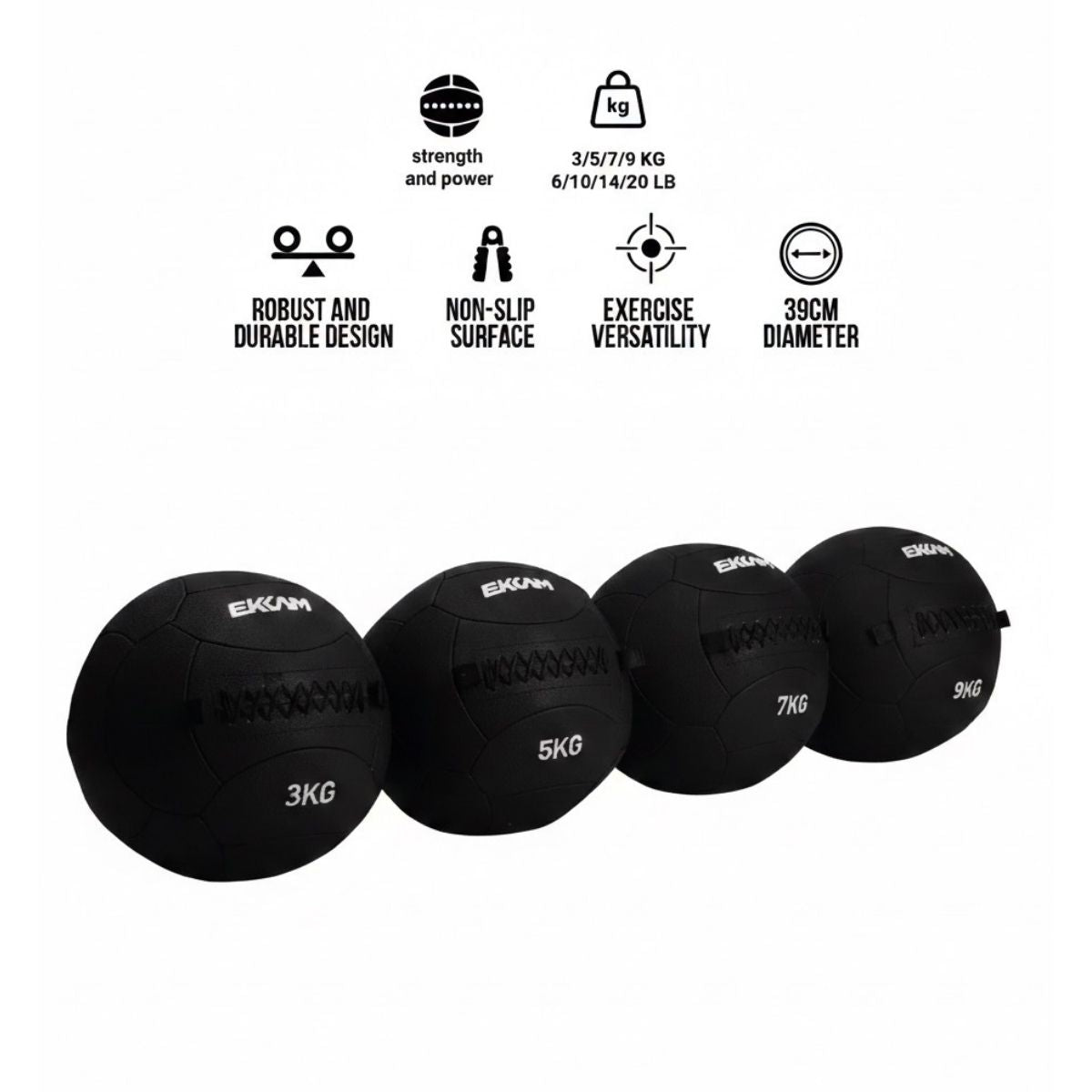 Bola Medicinal 3kg a 9kg
