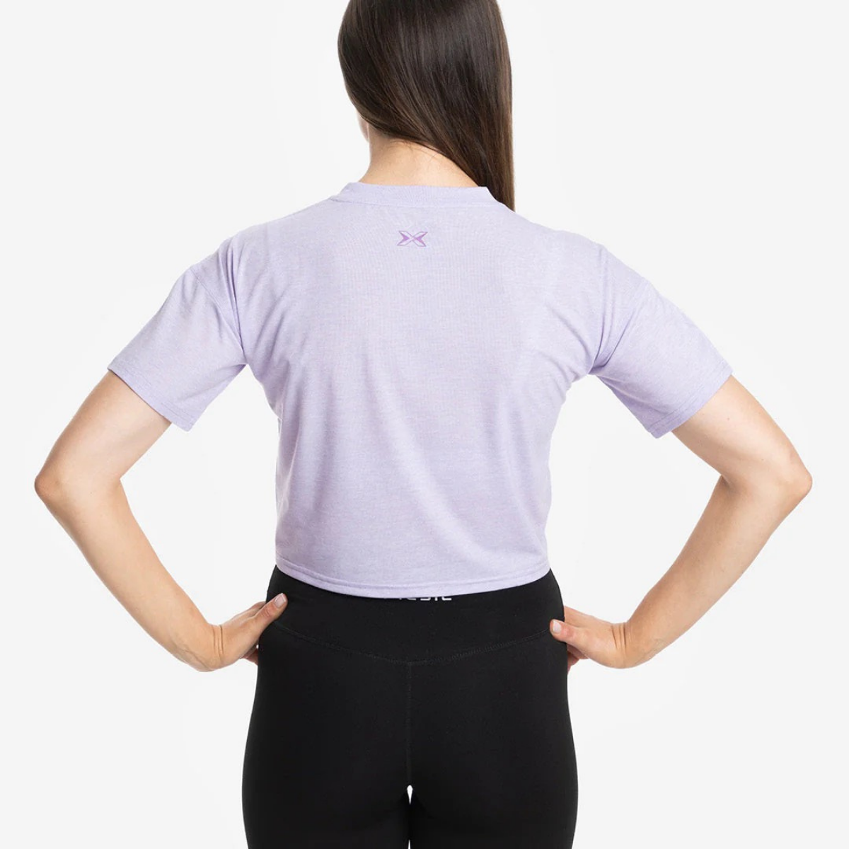 Camisola Premium Crop Manga Curta Mulher
