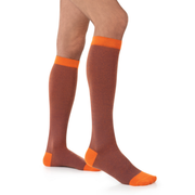 Meia de Descanso - Lifestyle Piqué 20 Orange AD