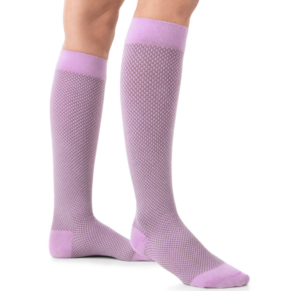 Meia de Descanso - Lifestyle Piqué 30 Lilac AD