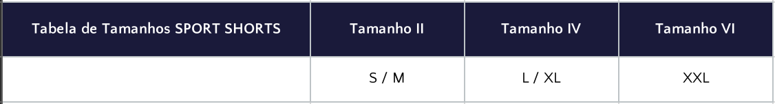 Guia de Tamanhos