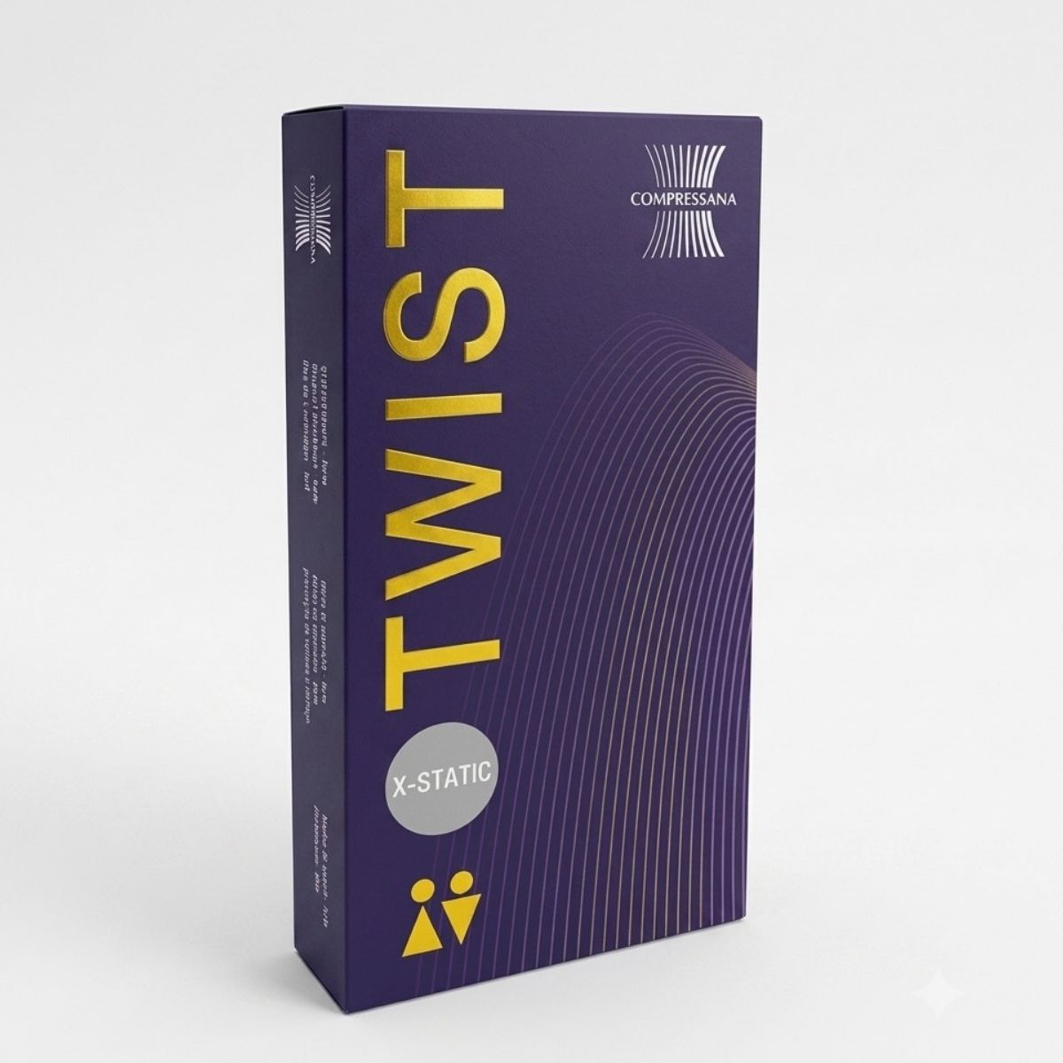 Meias Compressana Twist X-Static AD