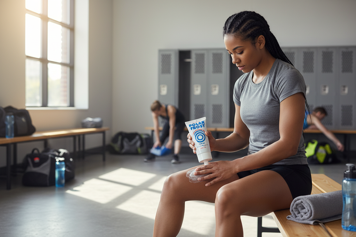 Massagem pré-jogo com Polar Frost - Desporto Feminino