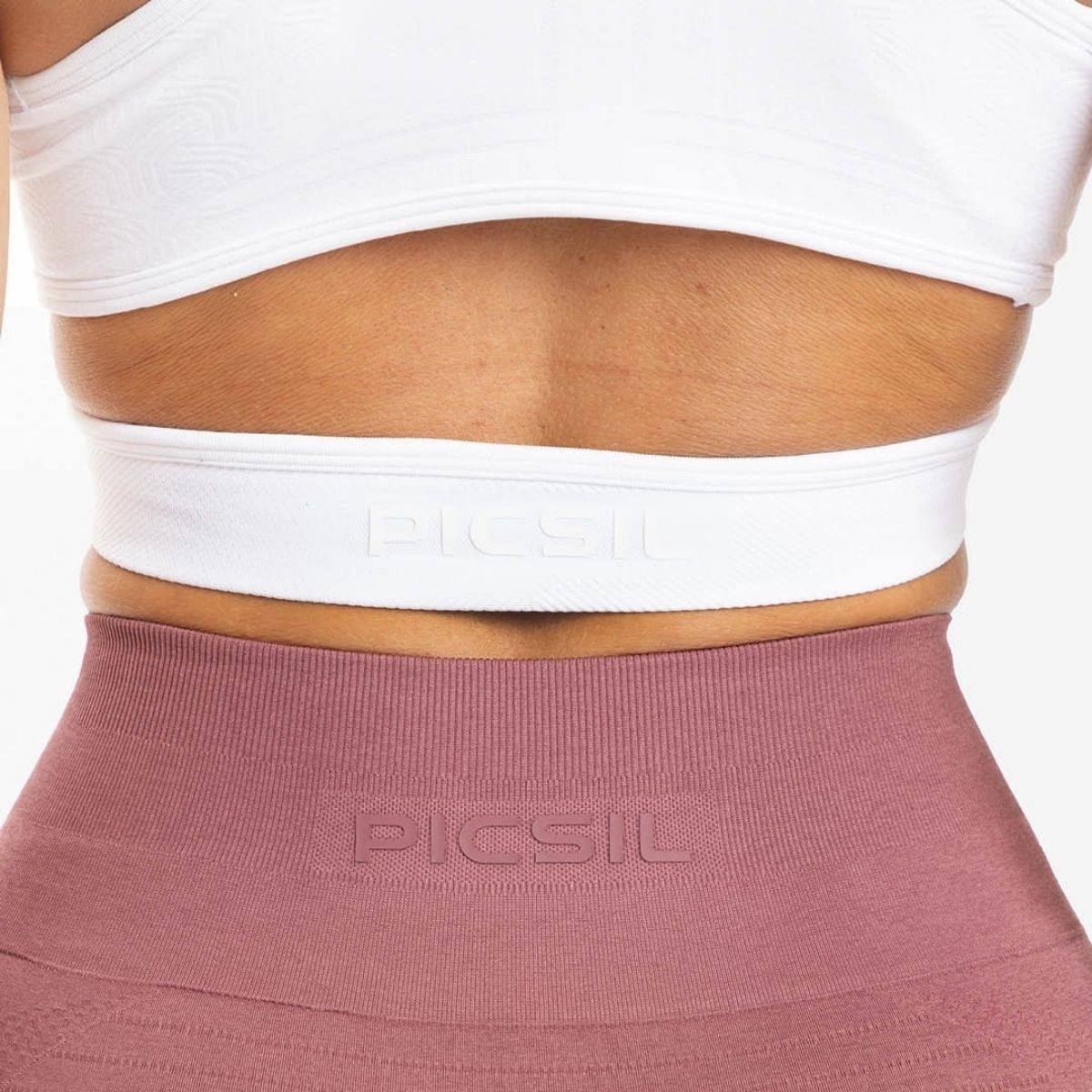 Top Desportivo Seamless com Decote em V