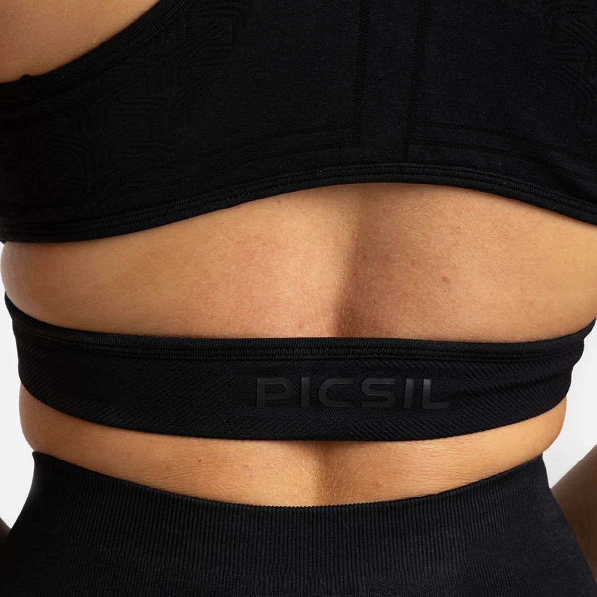Top Desportivo Seamless com Decote em V